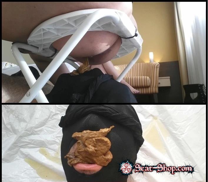Toilet Humiliation - 2 Scat Doms use their Toilet Slave [Humiliation Scat / 960 MB] FullHD 1080p (Femdom, Shitting)