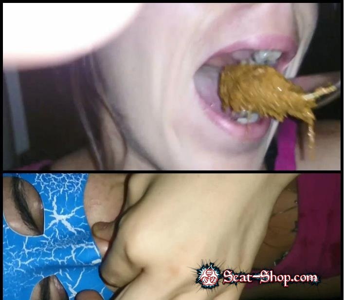 Real Feeding - Amateur Scat Real Feeding Teen Girl Slave [Scat Amateur Teens / 362 MB] FullHD 1080p (Defecation, Amateur)