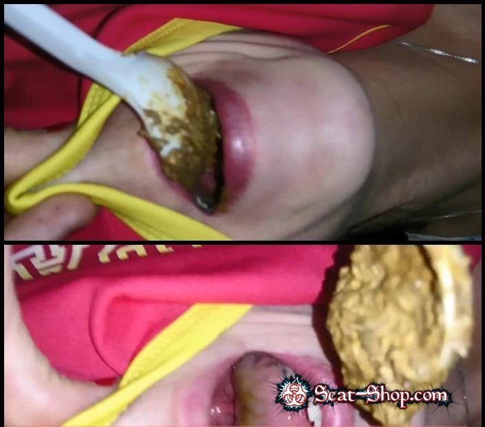 REAL SCAT SWALLOW GIRL - Incredible Scat Amateur Feeding A Lot Of SHIT [Amateur Scat / 910 MB] FullHD 1080p (Femdom, Amateur)