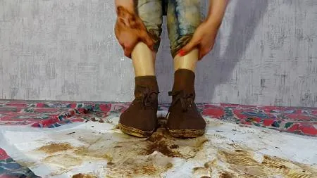 Porn Anna Coprofield - Jeans, Smearing and Filled Pussy FullHD 1080p (Jean Pooping, Solo) scat-shop.com