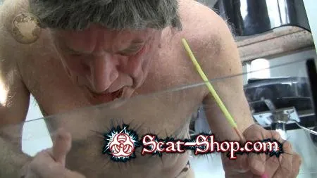 Porn Leatherdyke - Shitting_1008 HD 720p (Humiliation, Toilet Slavery) scat-shop.com