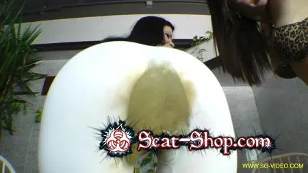 Download 2 Domina - Scat Domination White Scat Pants FullHD 1080p (Pantyhose, Domination) scat-shop.com