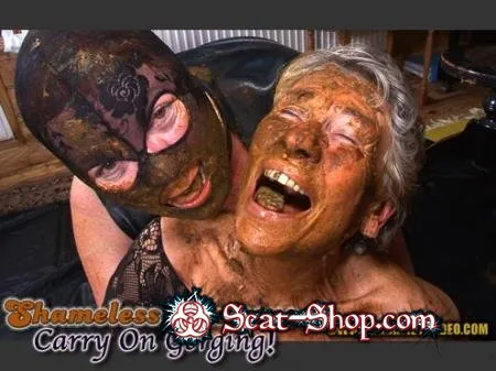 Download Angelina, Linda, Sunny - CARRY ON GORGING! HD 720p (Scatology, Blowjob, Mature) scat-shop.com