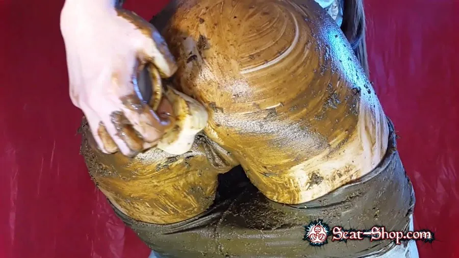 Anna Coprofield - My Gray Leggings are Dirty Again FullHD 1080p (Masturbation, Dildo)