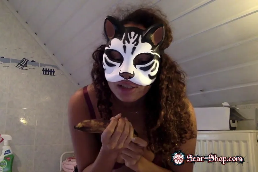 kinkycat - Banana Request video HD 720p (Solo, Shitting)