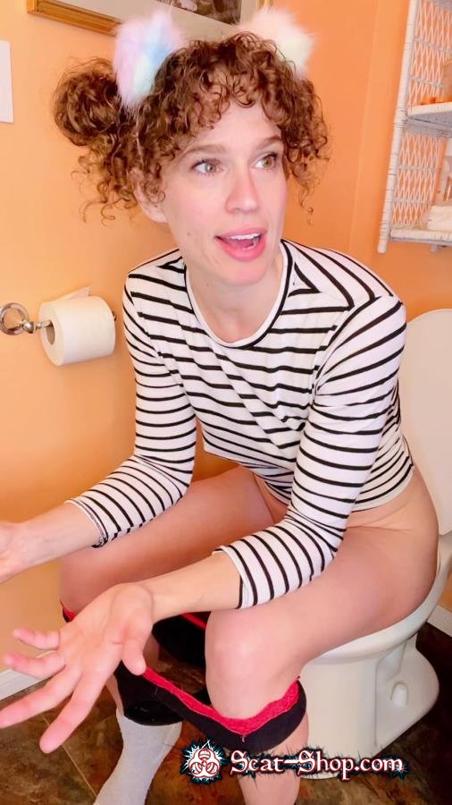 VibeWithMolly - role play poop in bathroom [Poop / 667 MB] UltraHD 2K (Smearing, Solo)