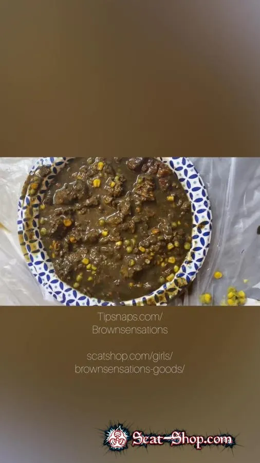 Brownsensations - Smearing my dinner UltraHD 2K (Poop, Defecation)