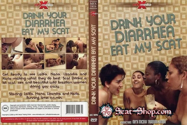 Latifa, Nana, Lizandra - 1416 Drink your Diarrhea, Eat my Scat DVDRip (Scat, Lesbians)