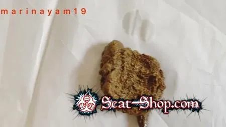 Download Marinayam19 - Marina cums and shits backstage between speech FullHD 1080p (Shitting, Solo) scat-shop.com