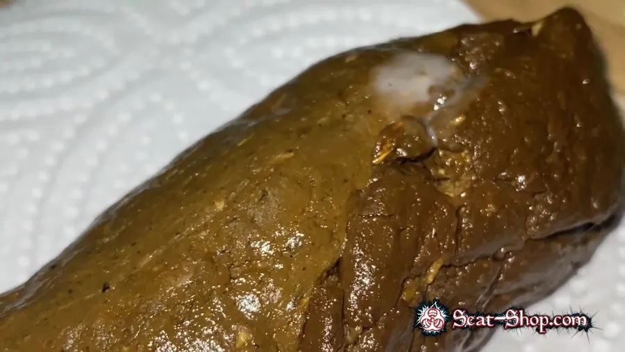 HolyCrap - Double turd with my white vaginal cream UltraHD 4K (Amateur, Solo)