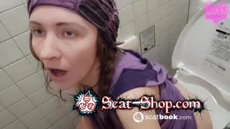 WC - Crowded public shit in Japan [Scatbook.com / 173 MB] HD 720p (Solo, Pooping)