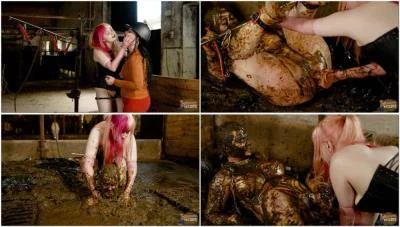 Betty, Lyndra - Cowshed Scat Humiliation - Sex in the Cowshed [Manurefetish.com / 618 MB] HD 720p (Bizarre, Cow)