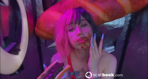 SweetBettyParlour - I Wanna Eat My BIG Turd Sandwich! [Scatbook / 273.16 MB] FullHD 1080p