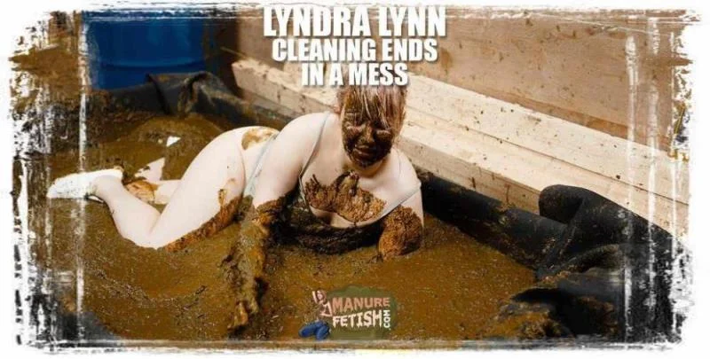 Lyndra Lynn - Cleaning ends in a mess [Manurefetish.com / 349 MB] HD 720p (Cow Shit, Masturbate)