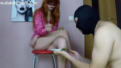 Mistress Janet - Pig Eating My Kaviar [DiabolicSigal.com / 683 MB] FullHD 1080p (Femdom, Toilet Slavery)