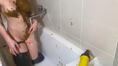 Porn Filthy Skye - Shitting Girl 56 HD 720p (Defecation, Scat Wife) scat-shop.com