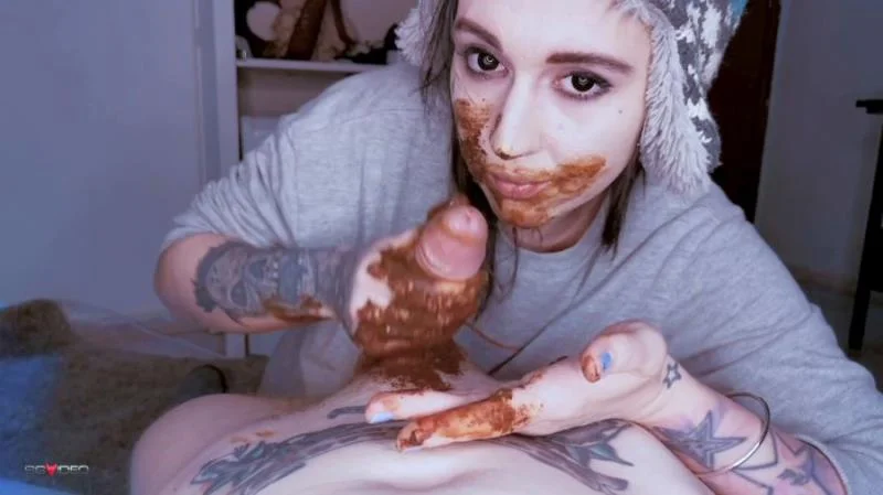 Betty - Bettys Shit - Covered Dick Blowjob And Poop - Smeared Ass Fuck FullHD 1080p (Blowjob, Anal)