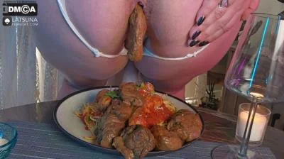 Porn Shitting Dinner FullHD 1080p (Solo, Big Pile) scat-shop.com