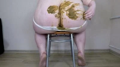 Porn White Panty Poop Desperation 2K Ultra HD (Shitting, BBW) scat-shop.com