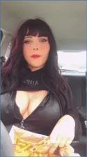 Domina Marbella's French Fry Feeding Time for Slave in Hardcore Femdom Scat