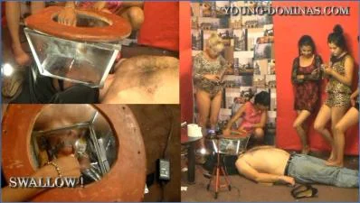 Stupid Slaves Femdom: Students Fill Up Their Toilet Slave Part 4