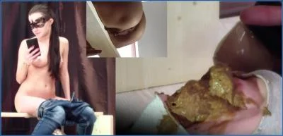 Milana Smelly Delivers Nasty Pooping and Shit Eating in Russian Clip