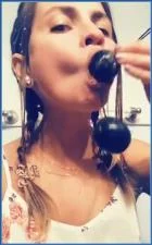 Licking Anal Beads Clean with LilbuttLex- Scat Video Available