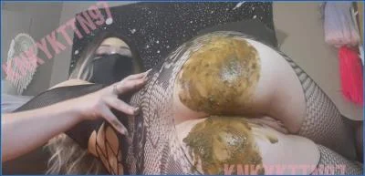 KnkyKttn97 in Brown Buns: Dirty Kaviar and Scat video