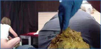 Milana Smelly Delicious Diarrhea Dinner with 3 Shit Dishes and Piss Drinking