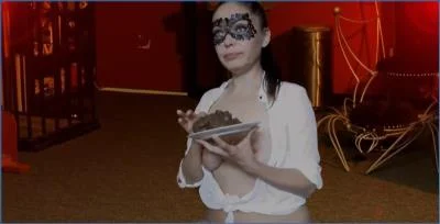 Scatlina Swallows and Smears in Trance Style-3 Scat Porn Video