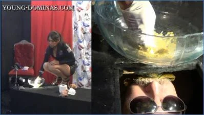Dep Scat: Stupid Slaves in Black Box Poop Receiver Part 1 with Dirty Farting