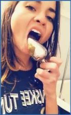 LilbuttLex Licks Her Butt Plug Clean After Hardcore Fisting