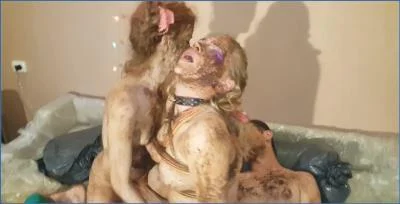 AstraCelestial's Ukrainian Scat Orgy - Freaky Shit Eating and Peeing