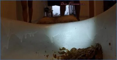 Bizarre Peeing and Dirty Talk with a Dominant Latina in Scat
