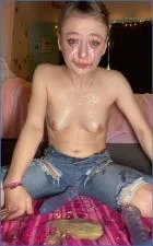 Sexandcandy18 Enema Training - Messy Deepthroat and Pigtails Puking
