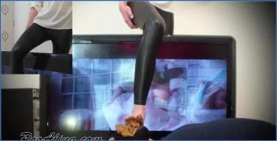 PooAlina Shits in Toilet Mouth While Vomiting and Pissing - Scat