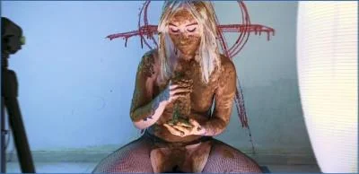 Dirty Betty Dominates with Poop and Kaviar - Extreme Femdom Defecation