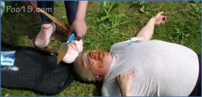 MilanaSmelly Facesitting and Piss Drinking for 5 Girls - Shit-Dog