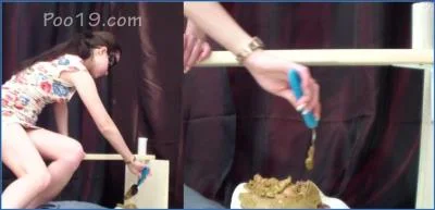 Milana Smelly Pukes, Drinks Piss, and Masturbates with Wild Bizzare