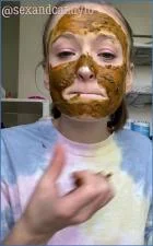 Sexandcandy18's First Diaper Fill and Face Mask Smear - Scat Sensation
