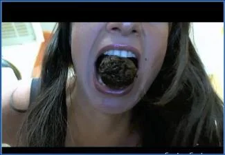 Santara Defecates and Eats Her Own Shit in You Are My Toilet - Scat