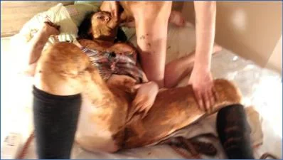 Astra Celestial Enemas, Shit Eating, and Peeing - Russian Lesbian
