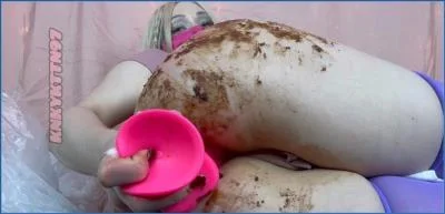 KnkyKttn97 Takes On Big Toys in Kinky Bakery Anal Store - Scat/Copro