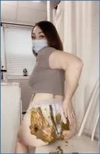 DepScat: KnkyKttn97 Panty Poop Toothbrush Scat Clip