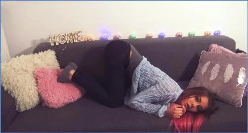 Sarah Piss Filth - HotDirtyIvone - Flirty Farting on Couch - Smearing Fetish
