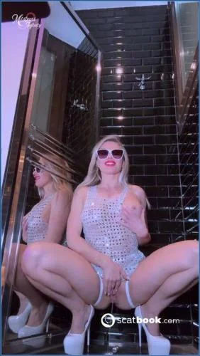 Femdom Scat with Miss Infinity in savage Kaviar Toilet Ritual