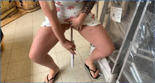 Copro Devil Sophie in Hardware Store Sauerei with Real Piss and Big Tits