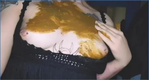 SweetBettyParlour's messy Shitting Femdom and Smearing video