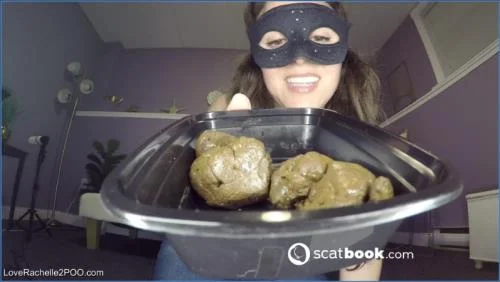 Scatbook: LoveRachelle Anal Shit and Femdom Shitting in Bottoms Up, Piggy