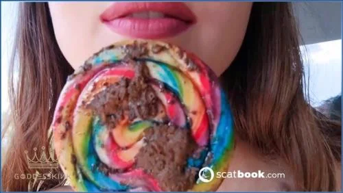 Godess Kink aka TeenScatGodess in Kinky Poop Lollipop- Hardcore Anal Scat and Piss